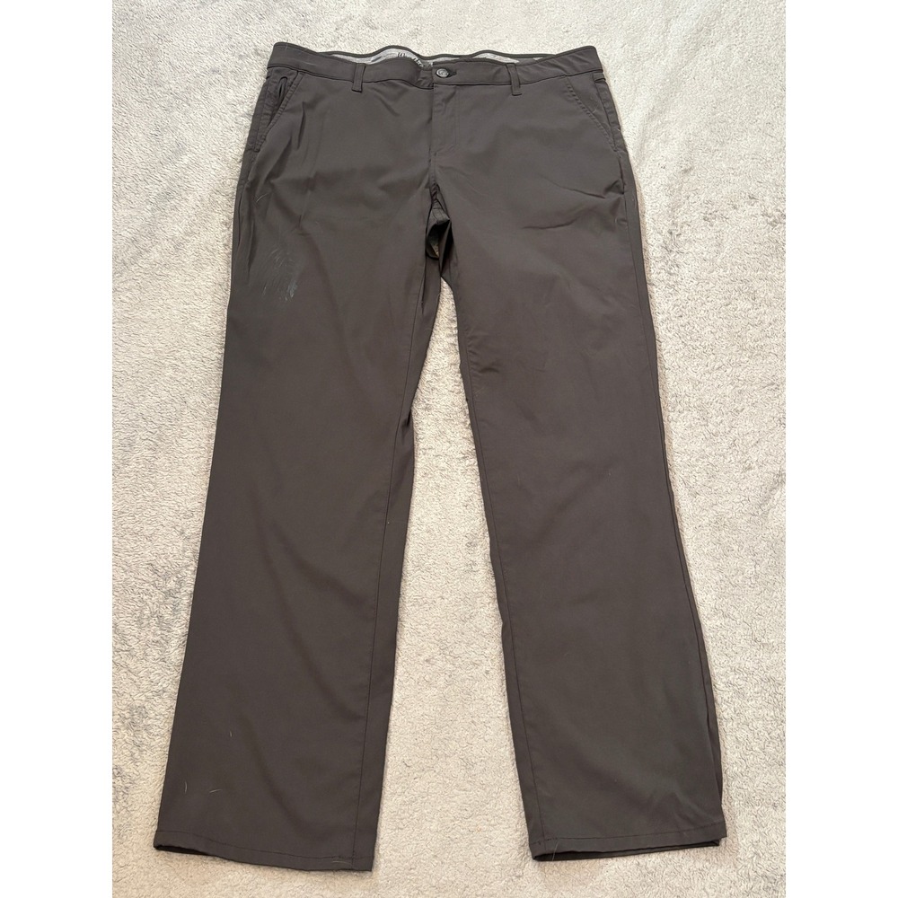 Weatherproof Vintage Mens Regular Fit Stretch Pants Brown 38x32 Nylon Blend